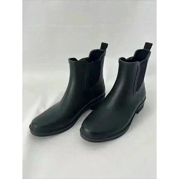 J Crew Ladies Chelsea Ankle boots Black Size 8 - Picture 2 of 8
